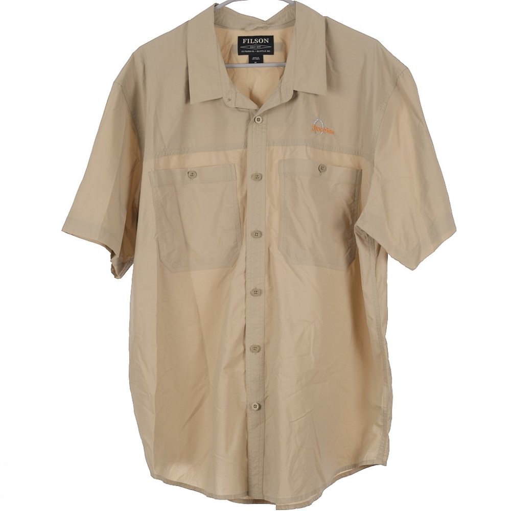 C.C. Filson Button Up Men's Outdoor Shirt Size XL